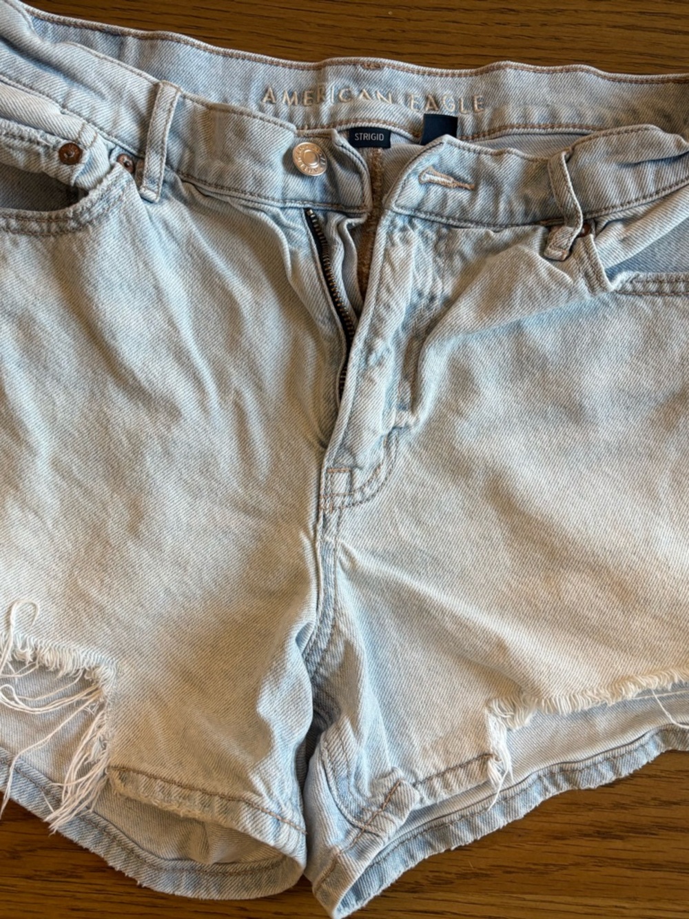 American Eagle Outfitters Light Blue Denim Shorts